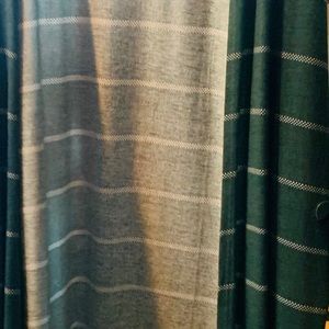 Hunter green long vest